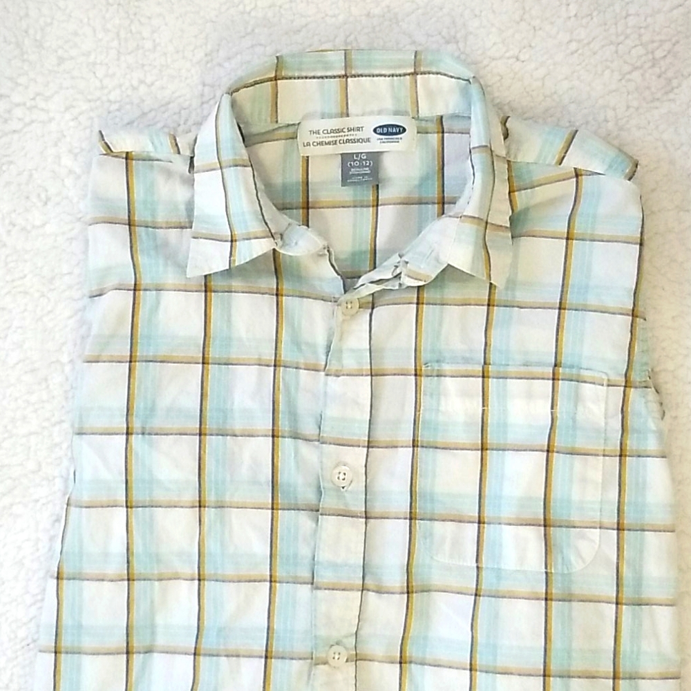 Boys Long Sleeve Button down